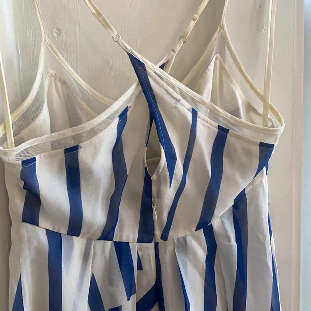Armani Exchange 100% Silk Cross Back Mini Dress - Picture 5 of 7